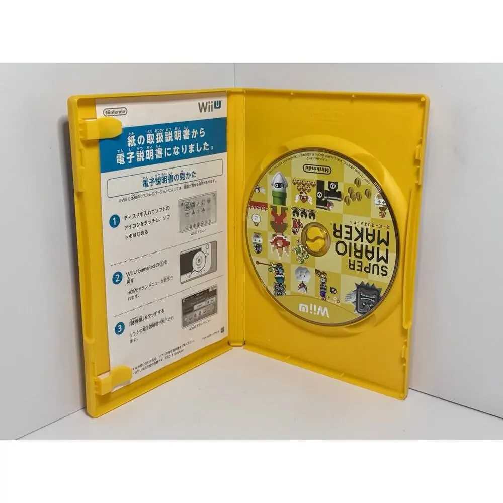 Super Mario Maker (Nintendo Wii U,2013) from japan